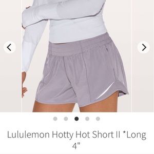 Lululemon Hotty Hot shorts long